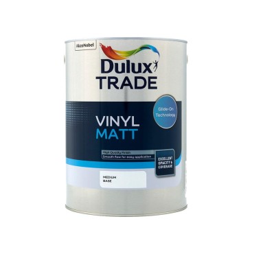 Dulux Trade Vinyl Matt Medium Base 5l 5082978 Matt