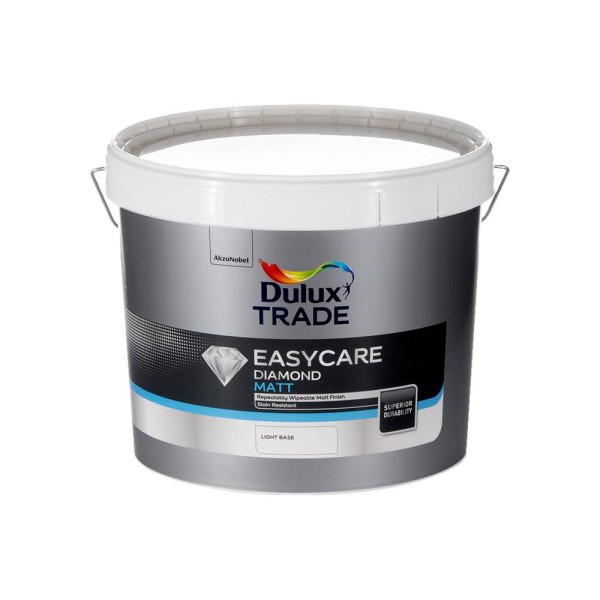 Dulux Trade Easycare Diamond Matt Medium Base 10l 5176423 Matt