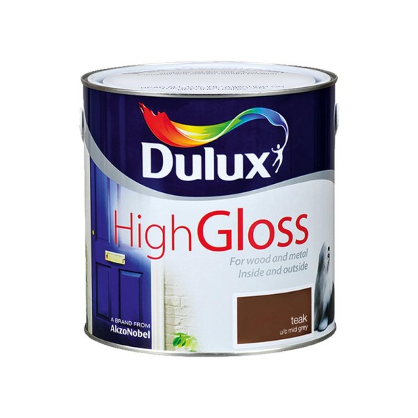 Du High Gloss Teak 2.5l