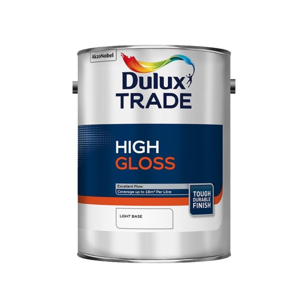 Dulux Trade High Gloss Light Base 5l 5183213 Gloss