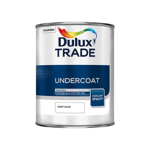 Dulux Trade Undercoat Deep Base 1l 5183269 Matt