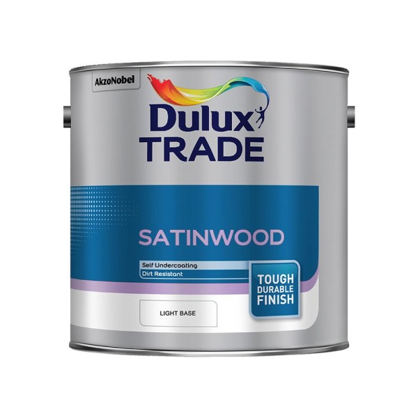 Dulux Trade Satinwood Light Base 2.5l 5183330 Satin