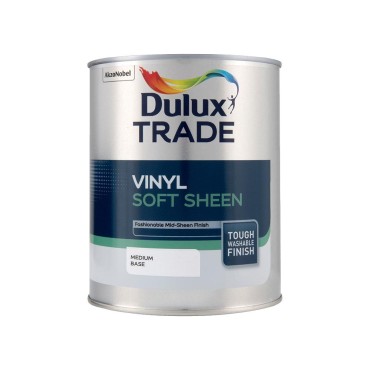 Dulux Trade Vinyl Soft Sheen Medium Base 1l 5082016 Sheen