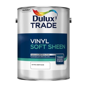 Dulux Trade Vinyl Soft Sheen Extra Deep Base 5l 5081966 Sheen