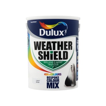 Dulux Trade Weathershield Smooth Light Base 5l 5083363 Matt