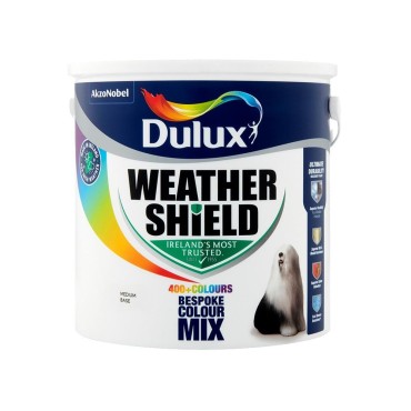 Dulux Trade Weathershield Smooth Medium Base 2.5l 5082952 Matt