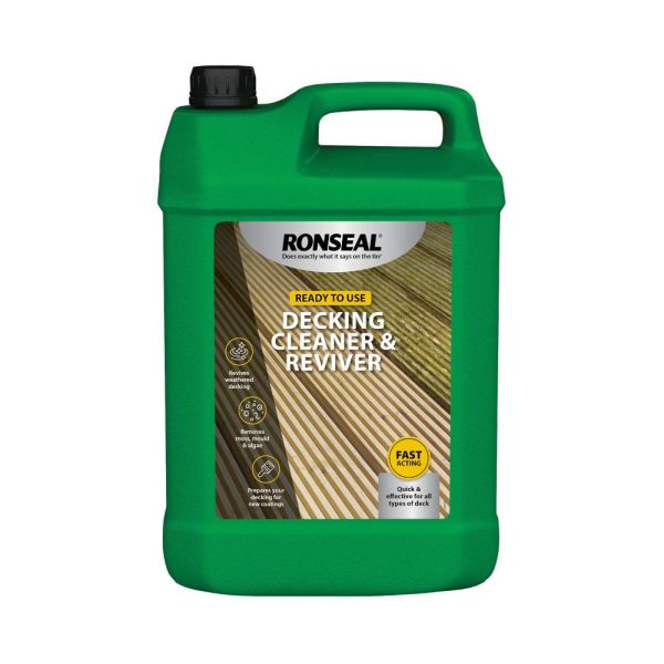 Ronseal Decking Cleaner And Reviver 5l