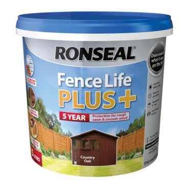 Ronseal Fence Life Plus Country Oak 5l