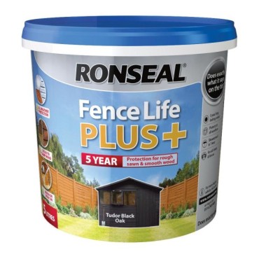 Ronseal Fence Life Plus Tudor Black Oak 5l