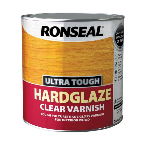 Ronseal Ultra Tough Hardglaze Clear Varnish 2.5l