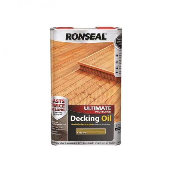Ronseal Ultimate Protection Decking Oil Natural 5l