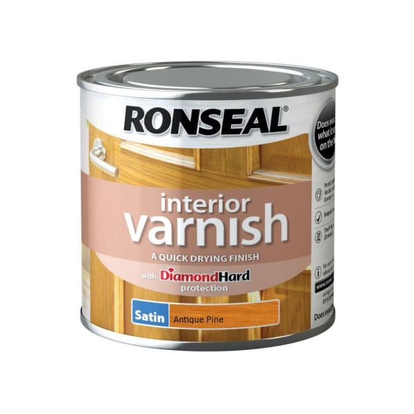 Ronseal Interior Varnish Antique Pine 250ml