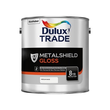 Dulux Trade Metalshield Gloss Medium Base 2.5l 5183365 Mid Sheen