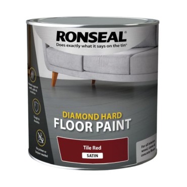 Ronseal Diamond Hard Floor Paint Tile Red 2.5l