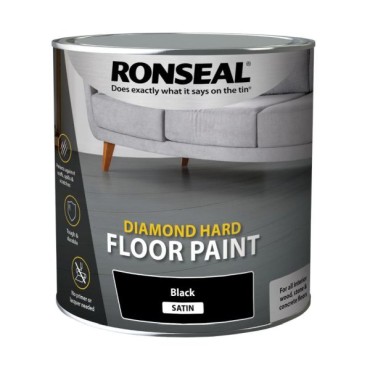 Ronseal Diamond Hard Floor Paint Black 2.5l