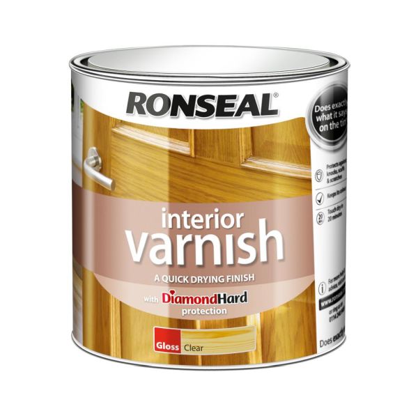 Ronseal Interior Varnish Clear Gloss 2.5l