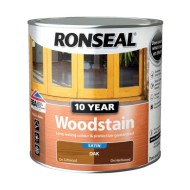Ronseal 10 Year Woodstain Oak Satin 2.5l