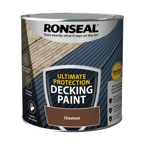 Ronseal Ultimate Protection Decking Paint Chestnut 2.5l