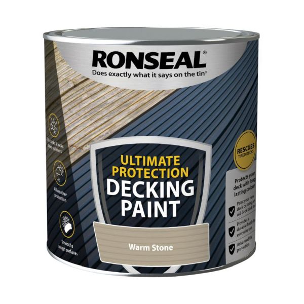 Ronseal Ultimate Protection Decking Paint Warm Stone 2.5l