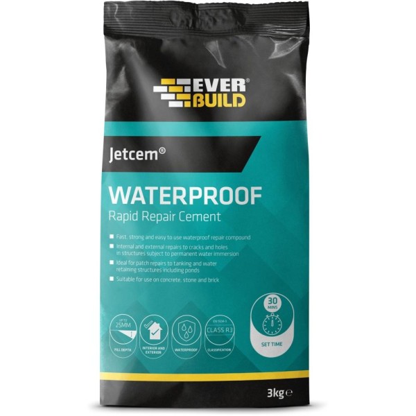 Jetcem Waterproofing Rapid Setting Cement 3kg