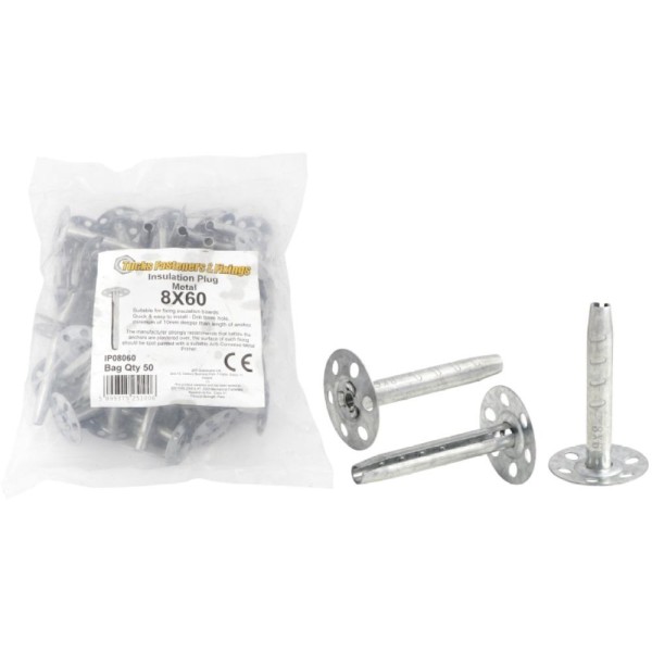 Metal Insulation Board Anchor 8 X 200mm