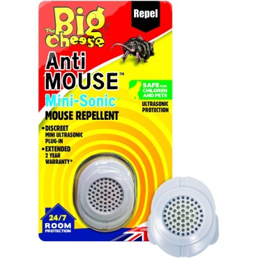 The Big Cheese Anti Mouse Mini-sonic Mouse Repelle