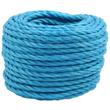 Posamo Pp Rope 6mm Twsited Blue 30mtr Bundle Price Per Mtr