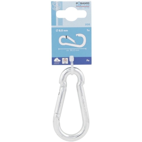 Posamo Fire Brigade Snap Hook 8x80 Zp