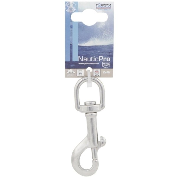 Posamo Bolt Snap Hook 87mm Grade 316 Stainless Ste