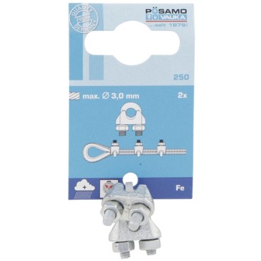Posamo Wire Rope Clip 6.5mm Pack 10 Zp