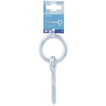 Posamo Eye Screw 45x70mm Wood Thread Zp