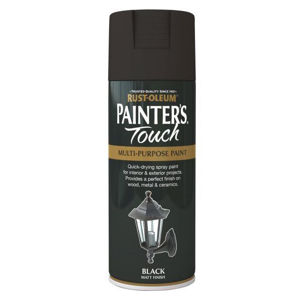Painters Touch Flat Black 400ml Spray