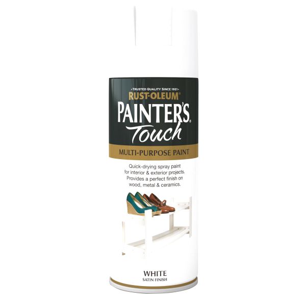 Painters Touch Satin White 400ml Spray